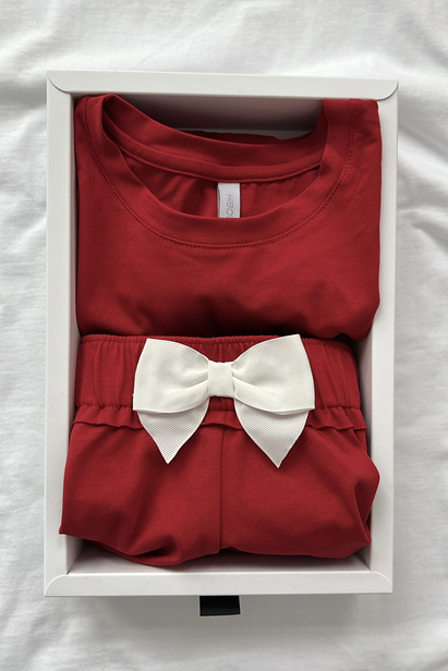 Dark Red Gift Set "Frizzly"