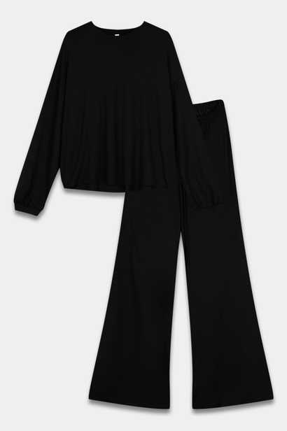 Black Pajama Set "Erin"