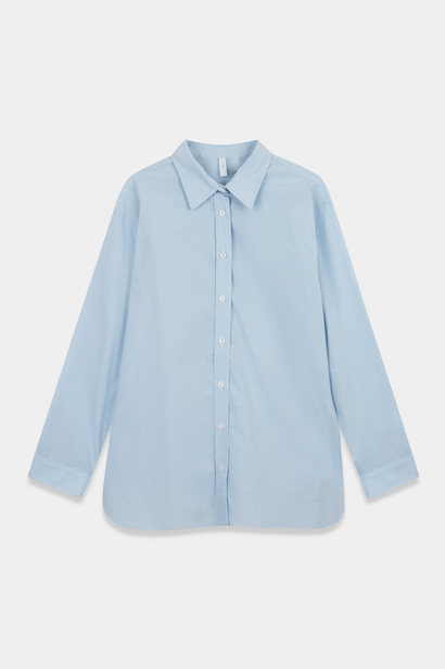 Blue Oversized Shirt "Carla"