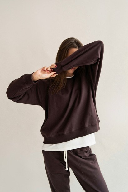 Brown Sweatshirt "Cameron"