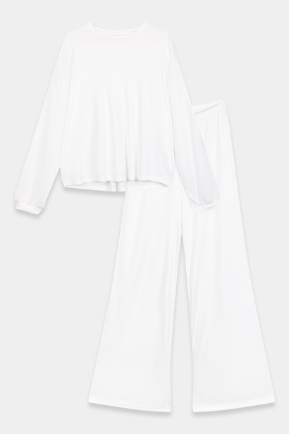 Off White Pajama Set