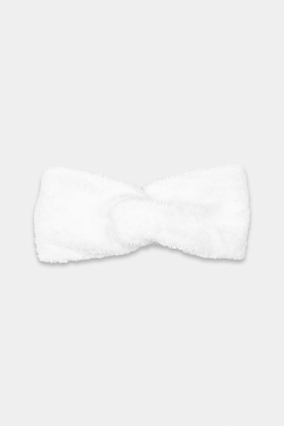 White Terrycloth Headband