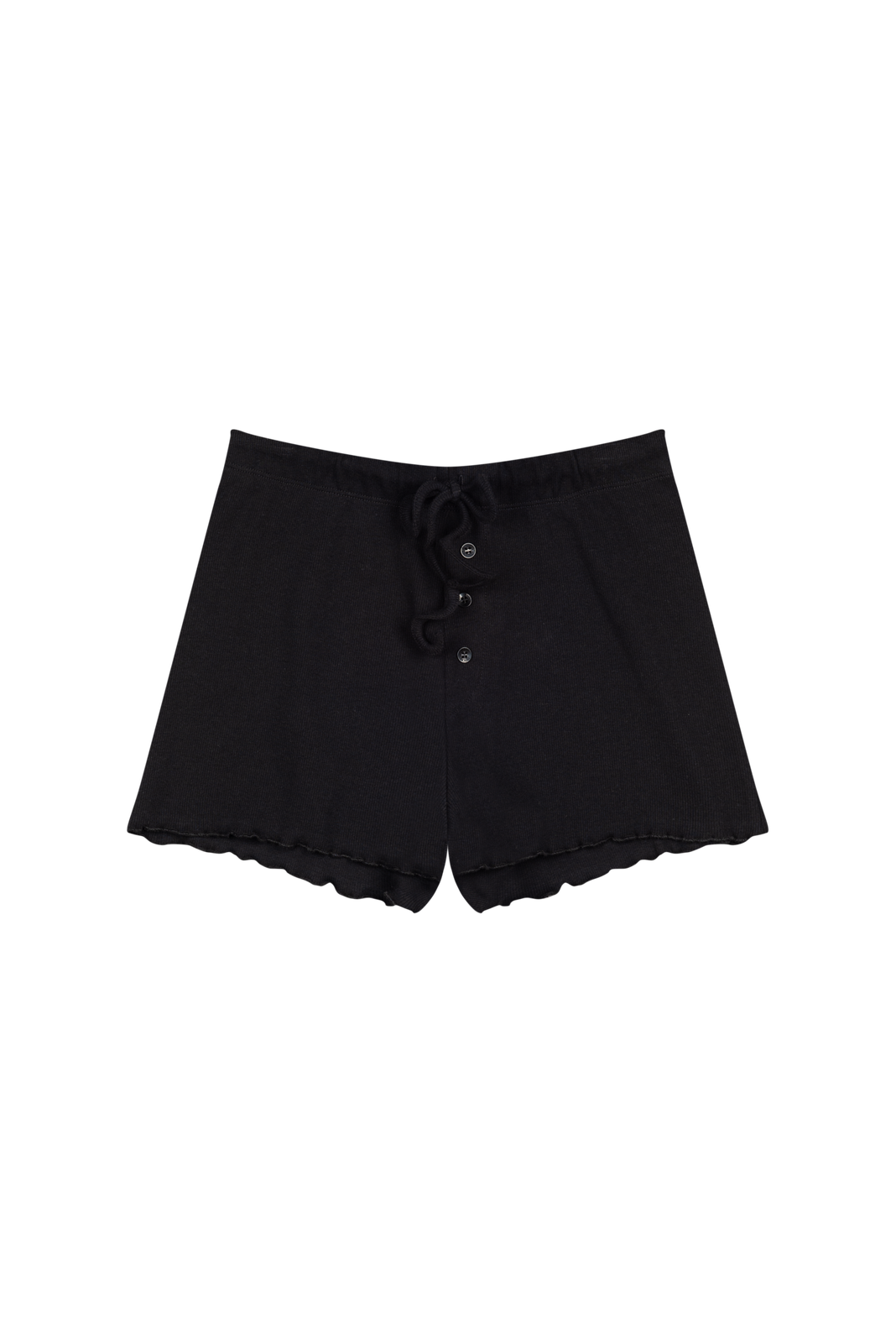 Black Organic Mija Shorts