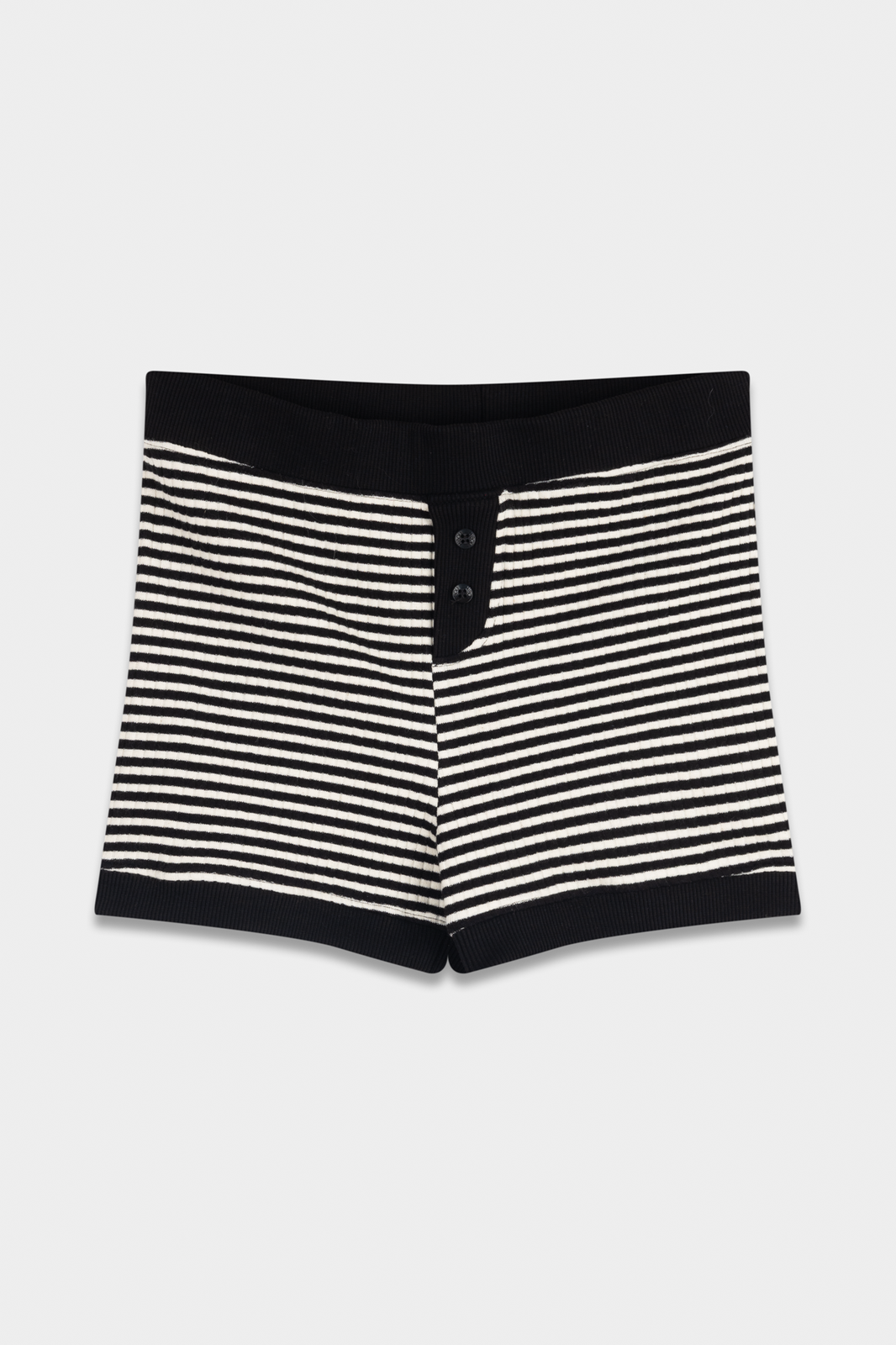 Black Striped Lenny Shorts