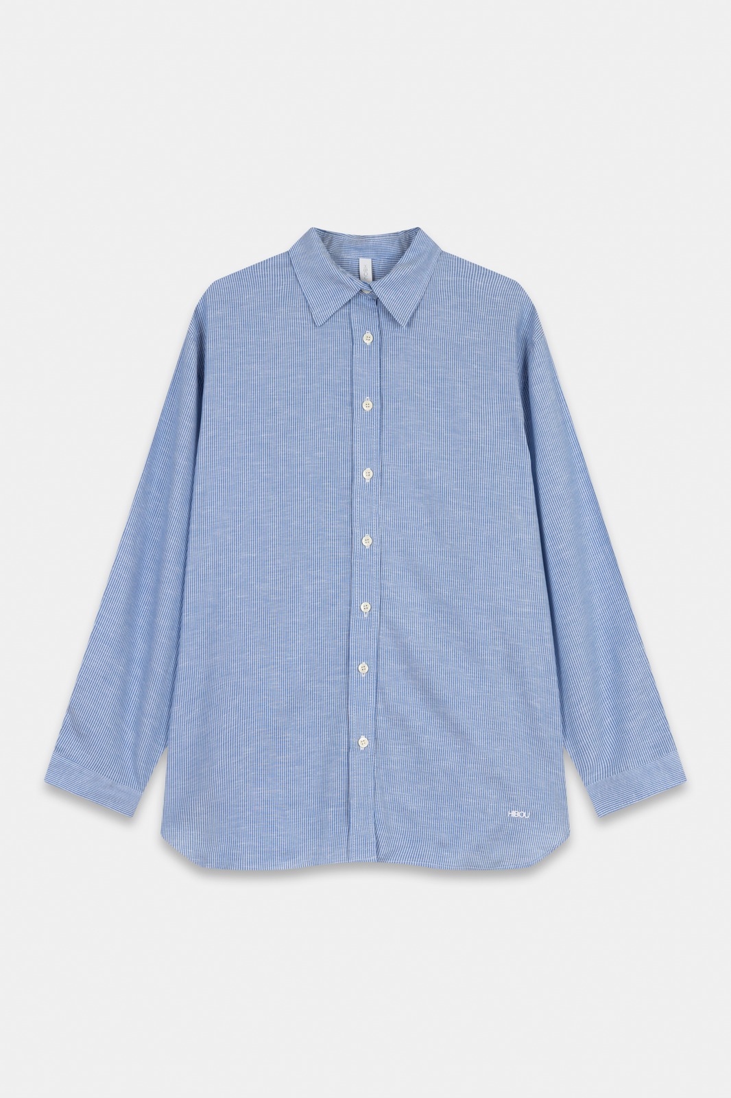 Blue Striped Oversize Shirt