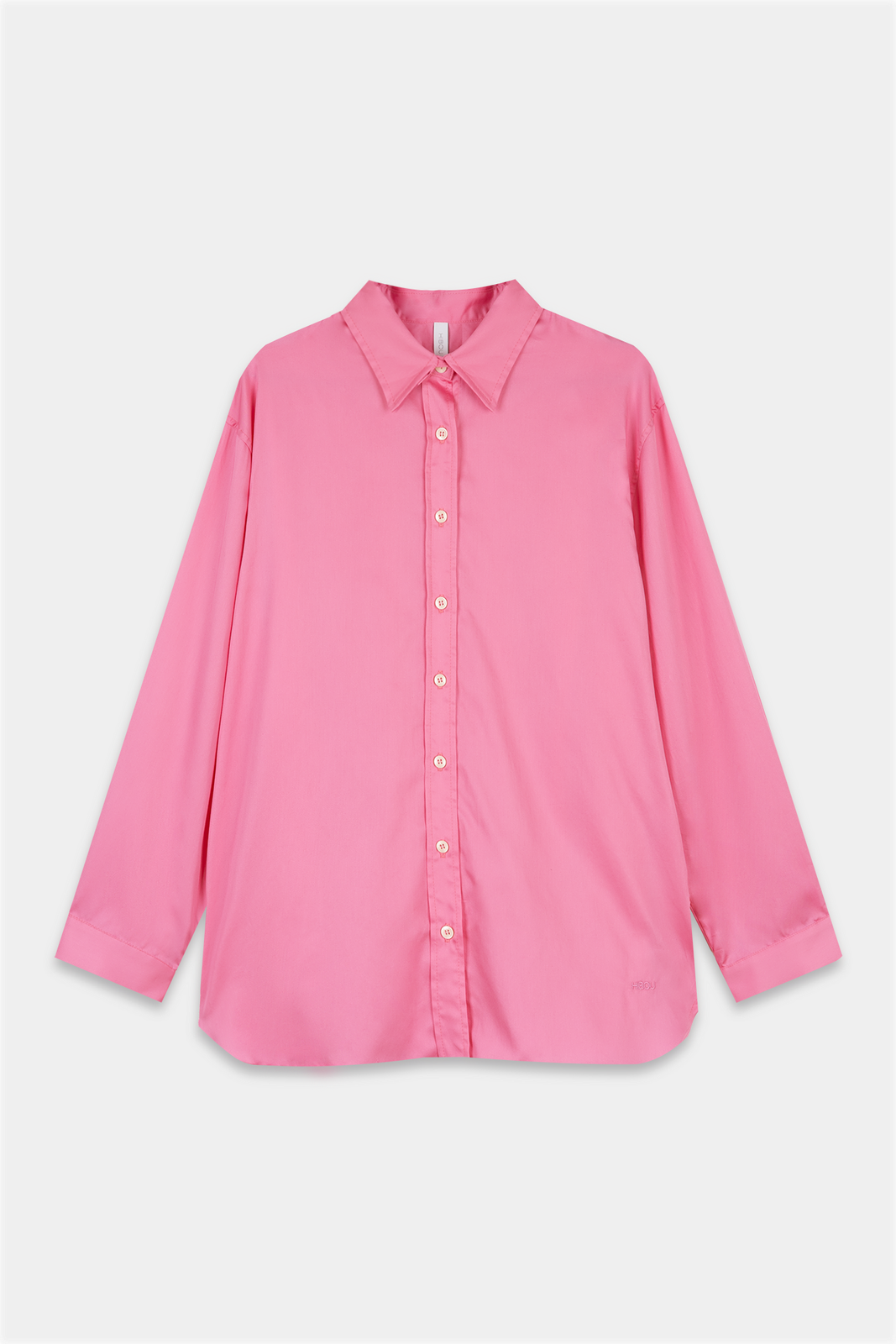 Bright Pink Oversized Shirt "Carla"