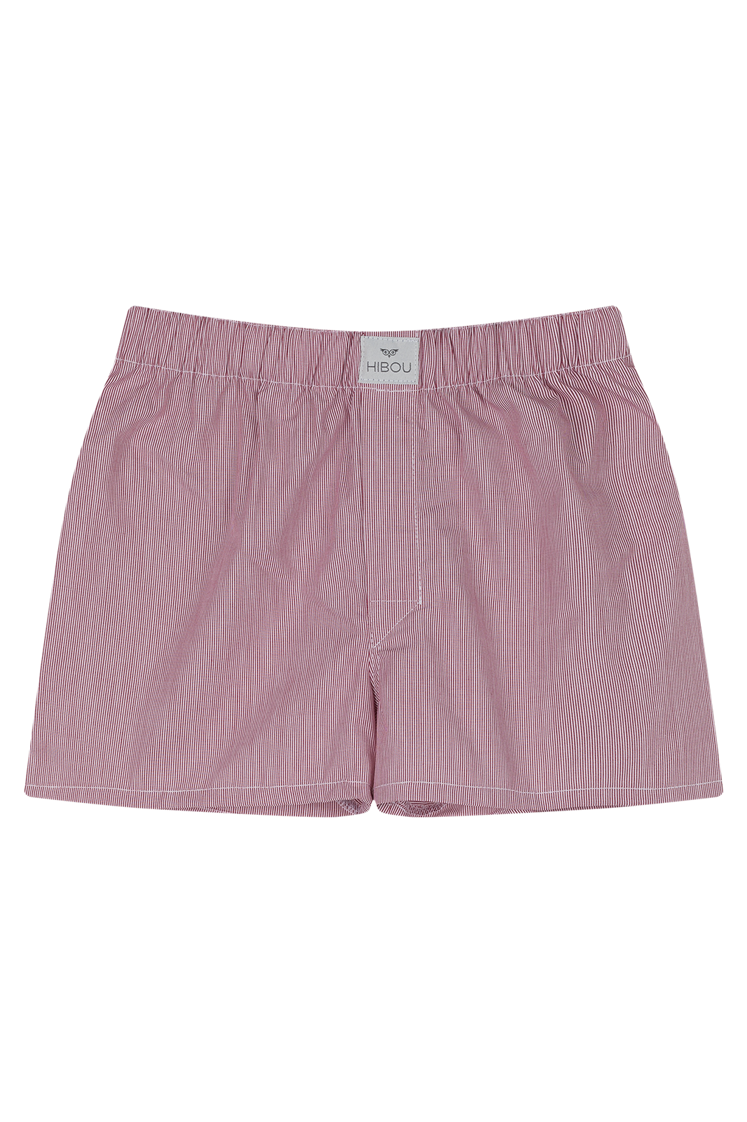 Burgundy Striped Boxers for Boys