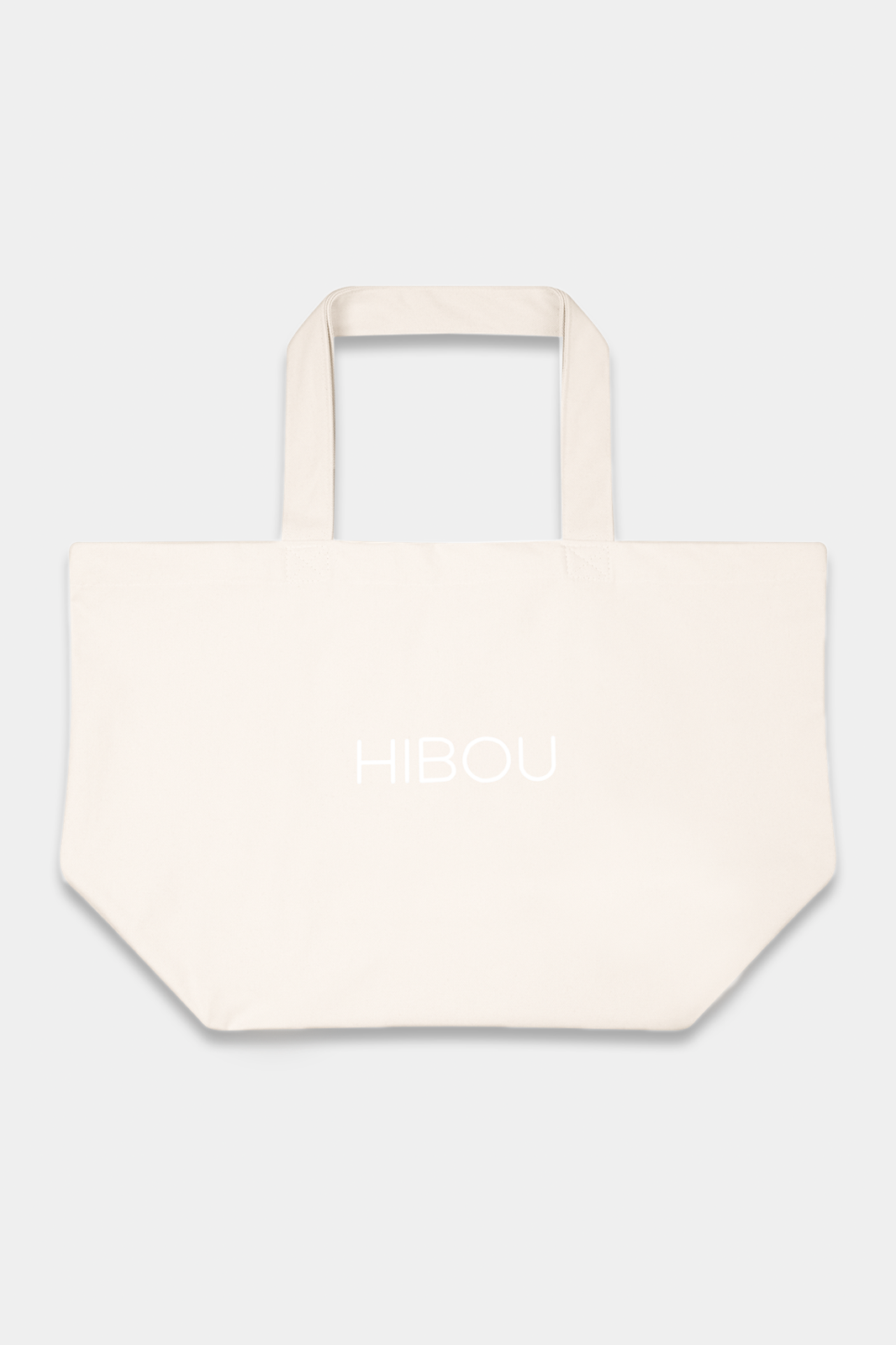 Canvas Tote Bag with White Logo