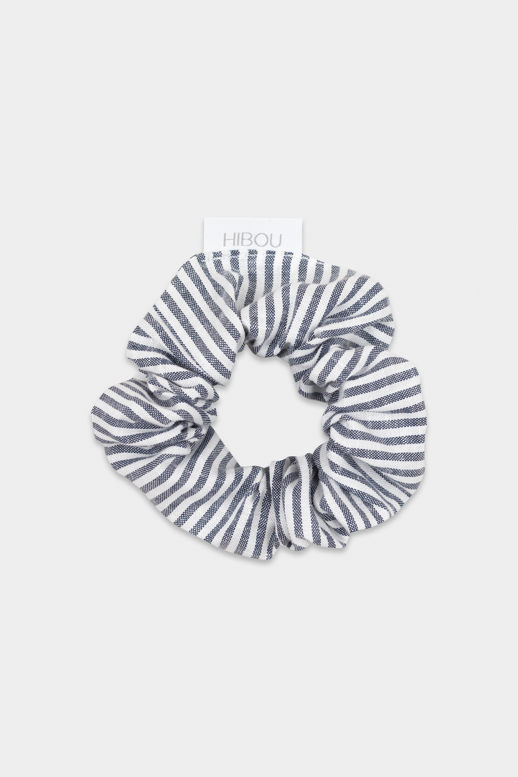 Graphite Striped Scrunchie