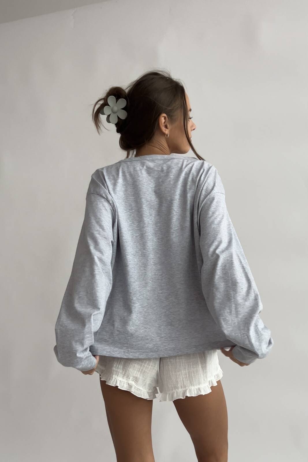 Grey Longsleeve With Buttons