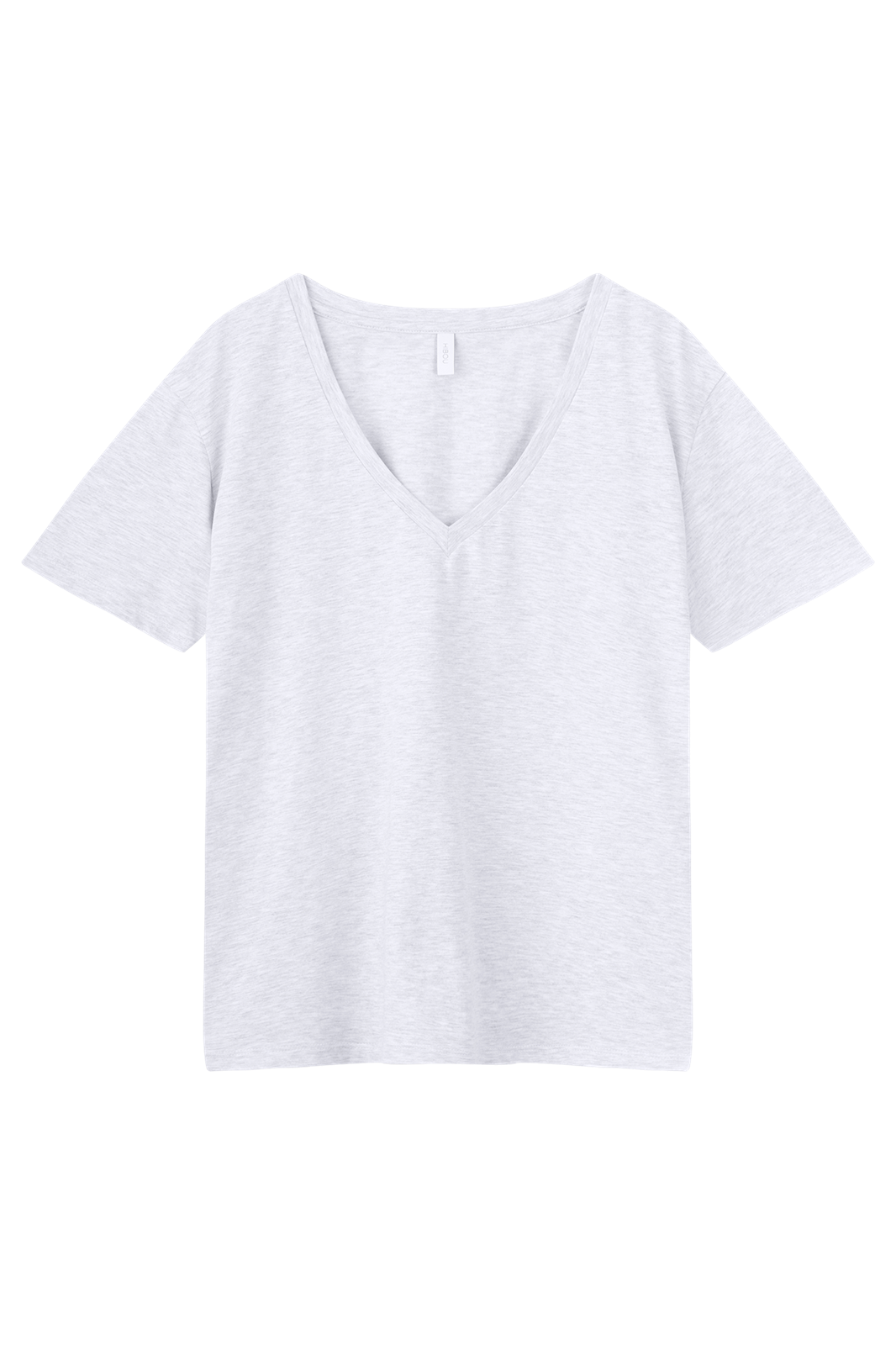 Light Melange V-neck T-shirt