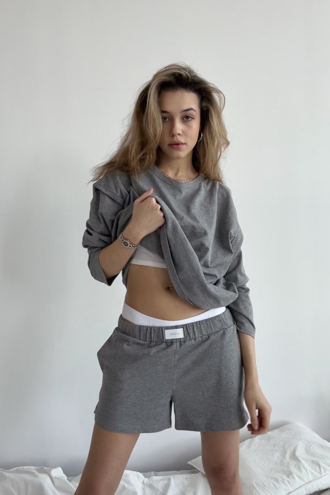 Melange Basic Pajama Set