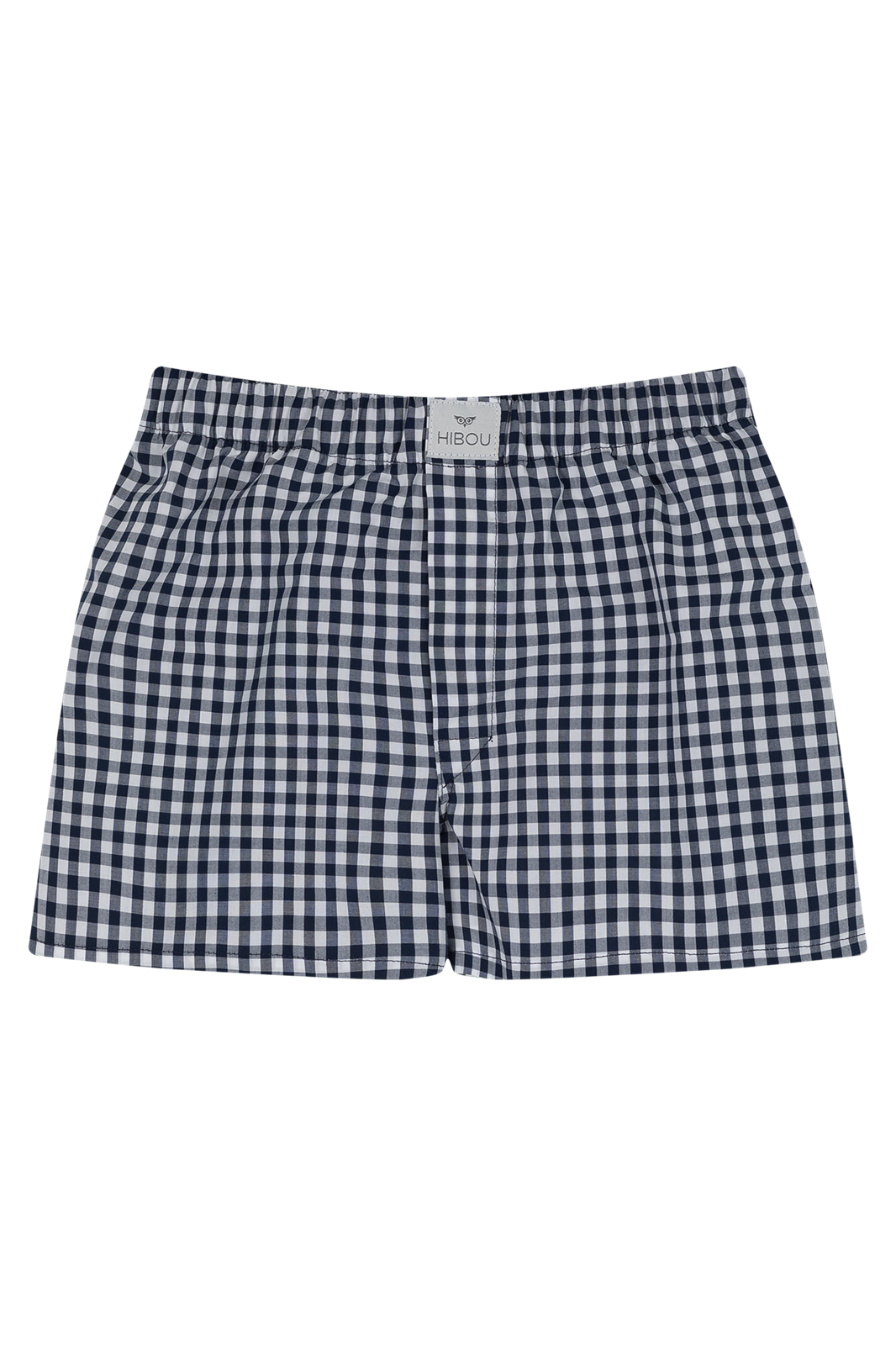 Navy Blue Checkered Boxers for Boys