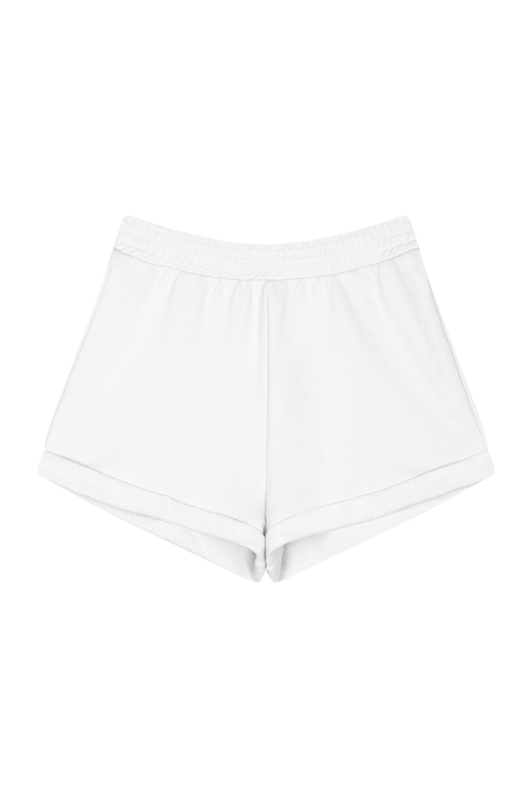 Off White Cuffed Shorts