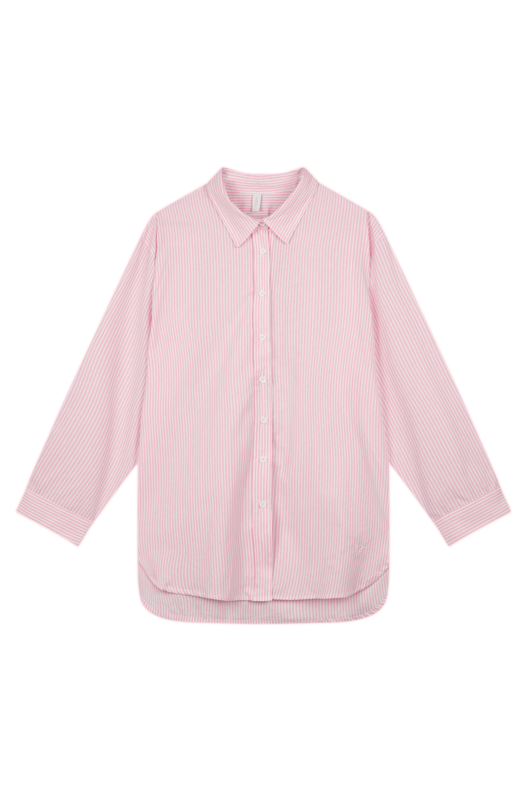 Pink Striped Oversize Shirt
