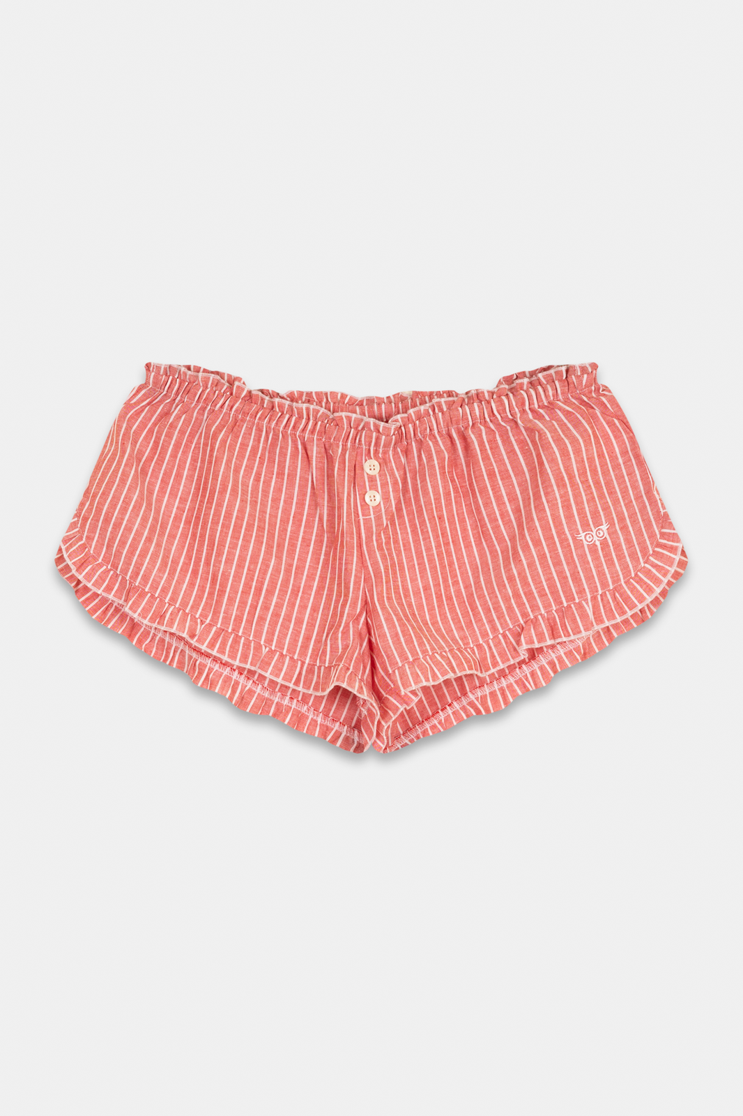 Red Striped Flirty Shorts