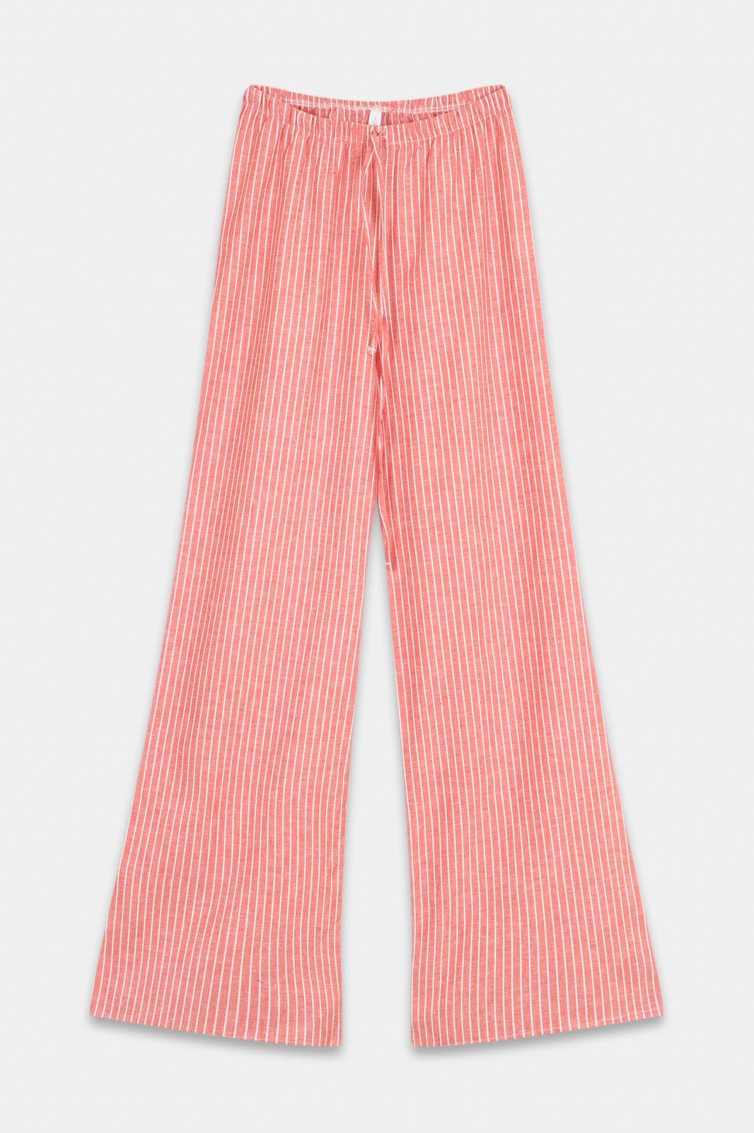 Red Striped Wide Pants