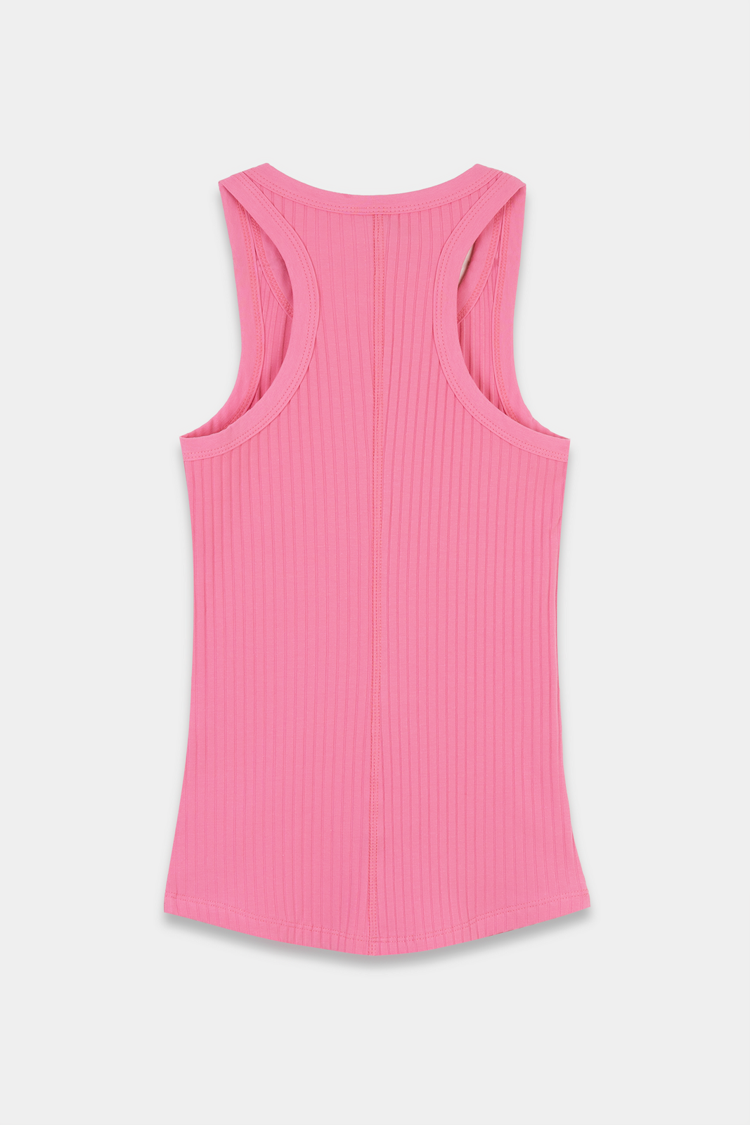 Ribbed Tank Top in Pink