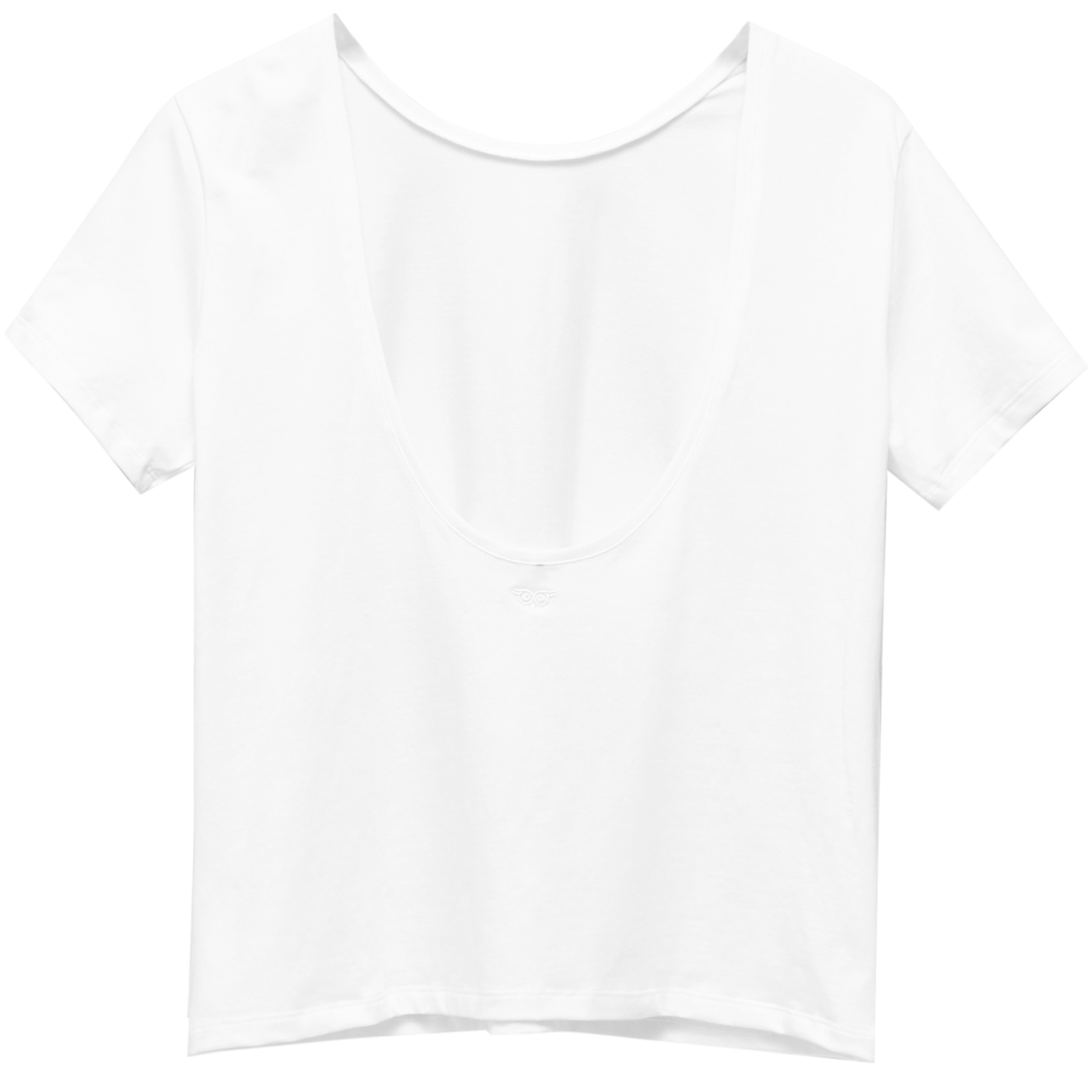 White Open Back T-shirt