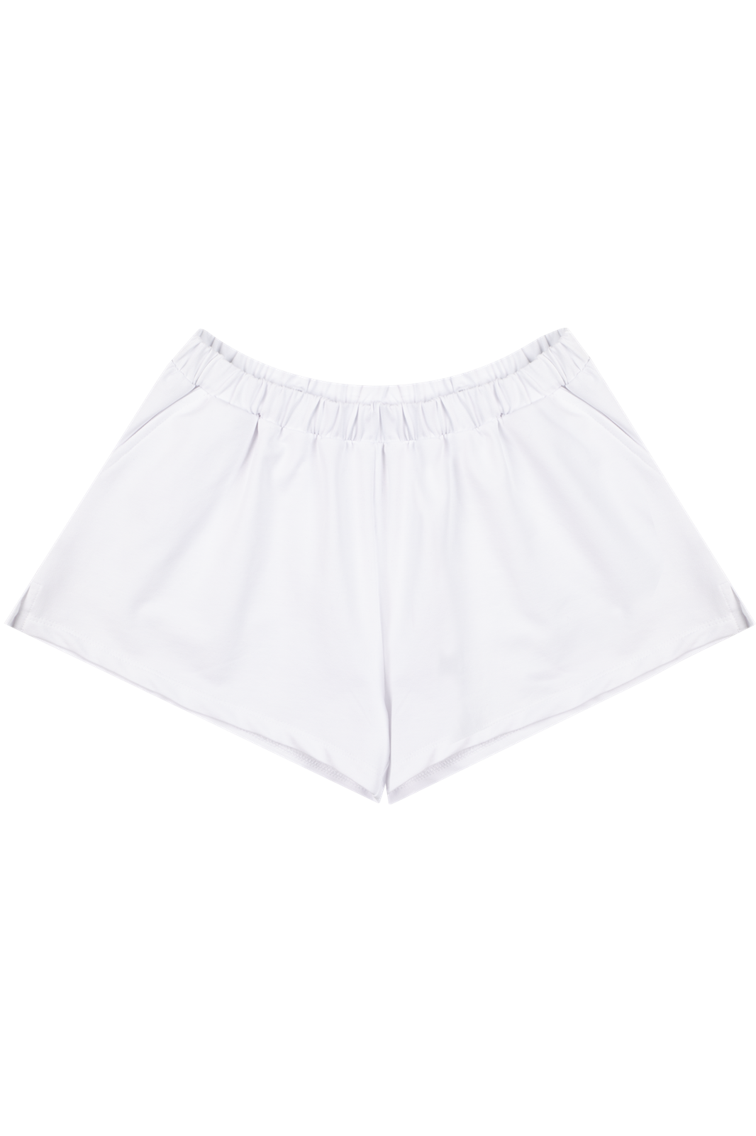 White Shorts with Pockets