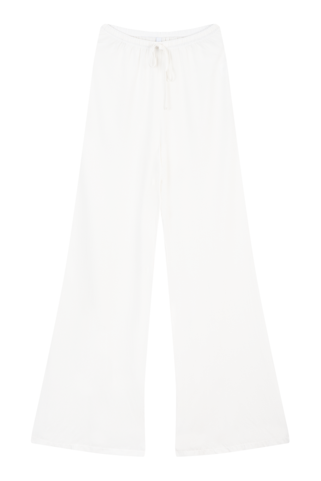 White Wide Pajama Pants