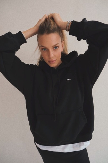 Black Oversized Hoodie "Joe"