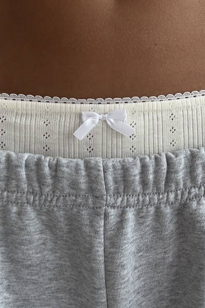 Off White Openwork Thong "Rosie"