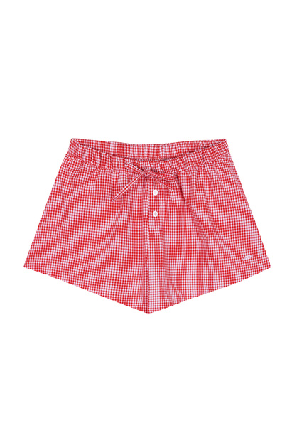 Red Checkered Shorts "Holly"