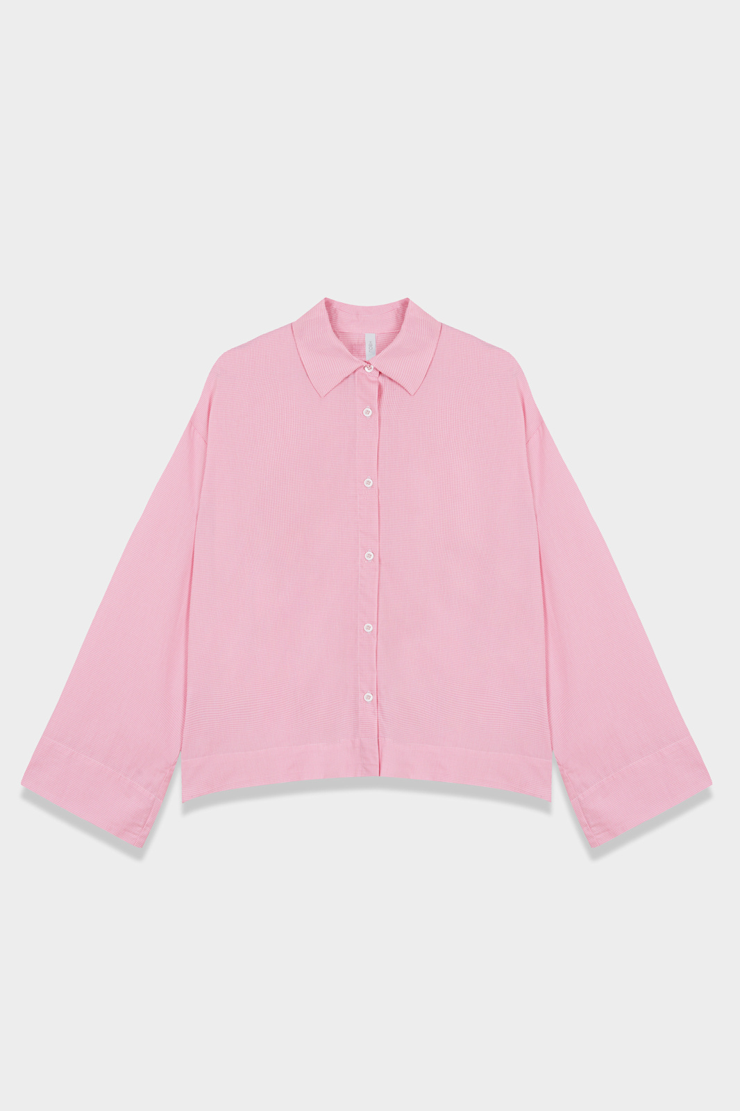 Pink Checkered Shirt "Kaia"