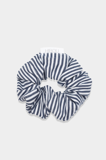 Graphite Stripe Scrunchie