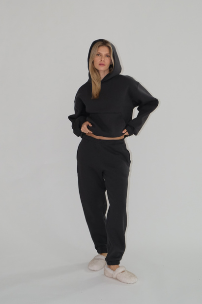 Anthracite Set "Emily" with Fleece