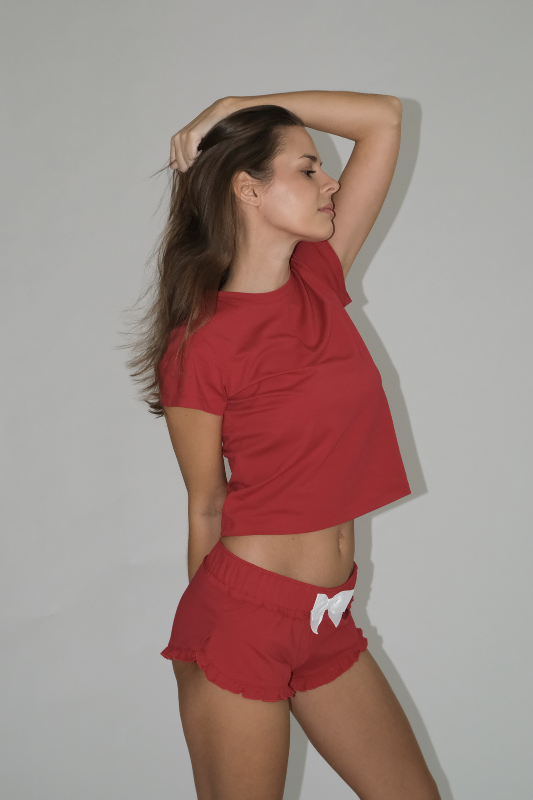 T-Shirt "Eva" Dark Red