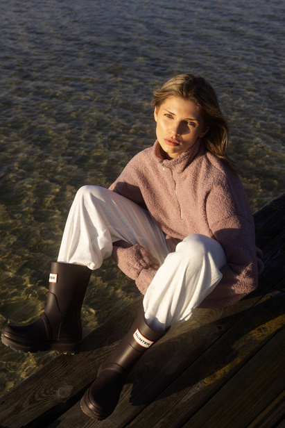 Lilac Teddy Sweatshirt "Georgia"