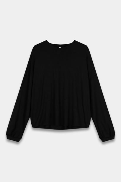 Black Long Sleeved Top "Erin"