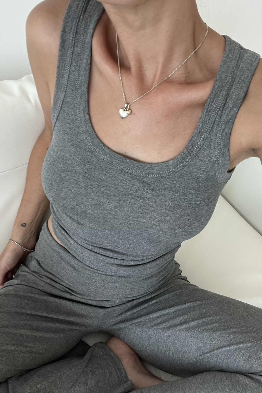 Grey Tank Top "Victoria"