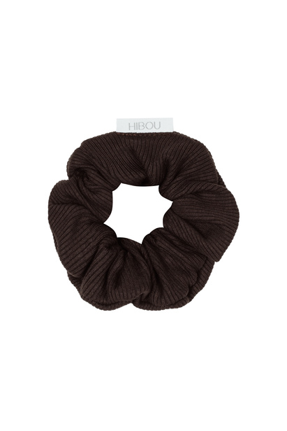 Brown Scrunchie
