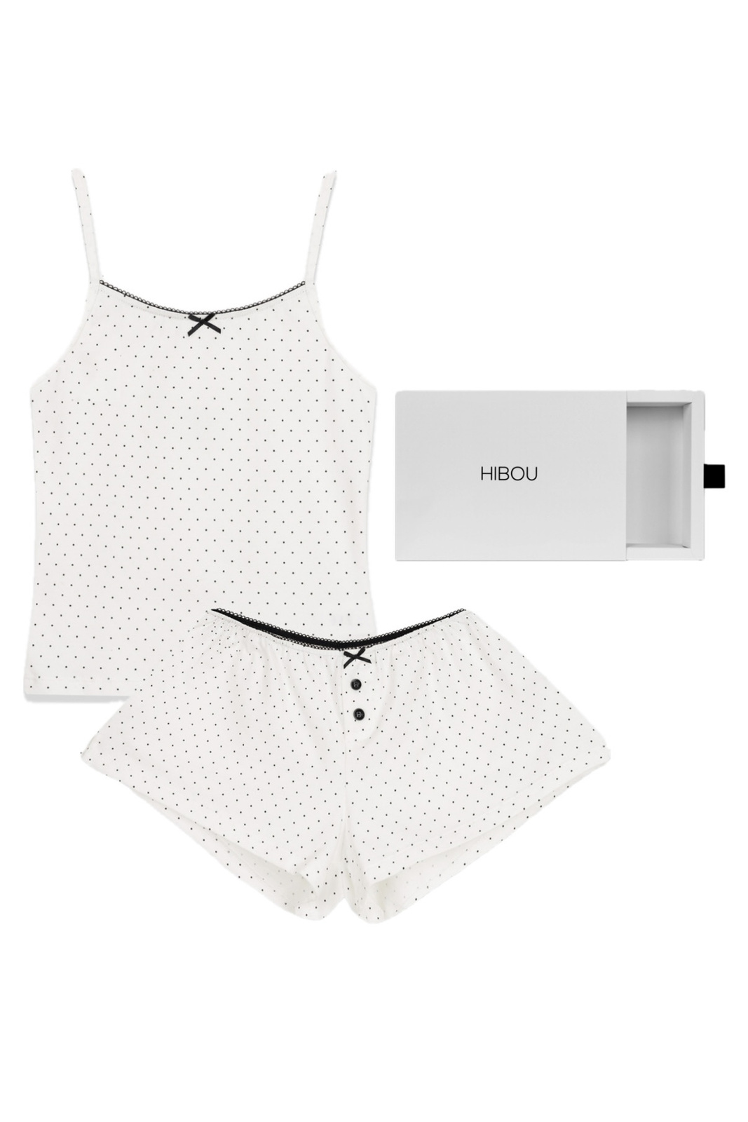 Black Dotted Gift Set "Rosie"