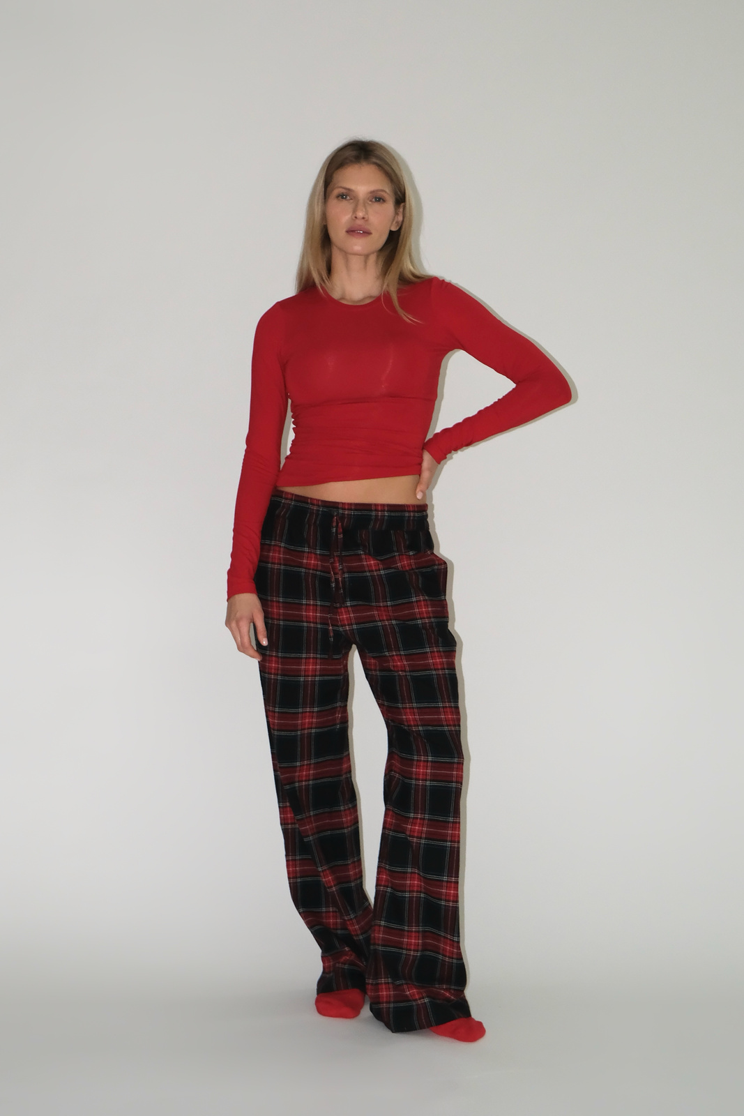 Red Longsleeve "Ivy"