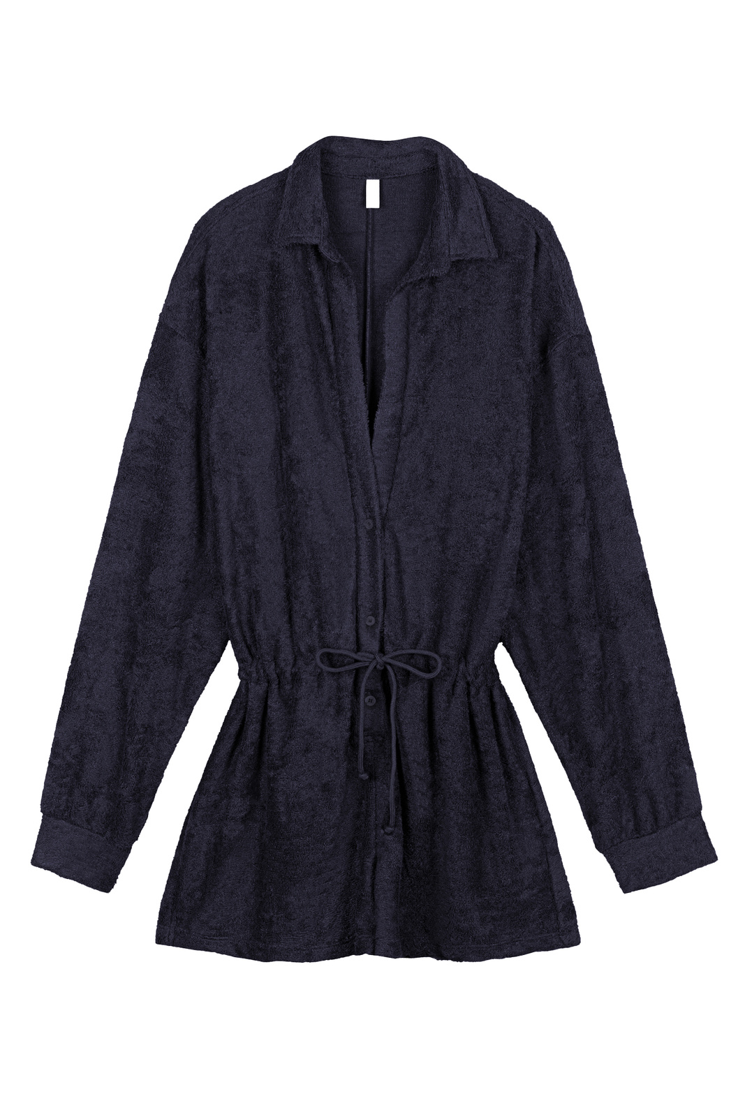 Black Long-Sleeve Romper "Shelby"