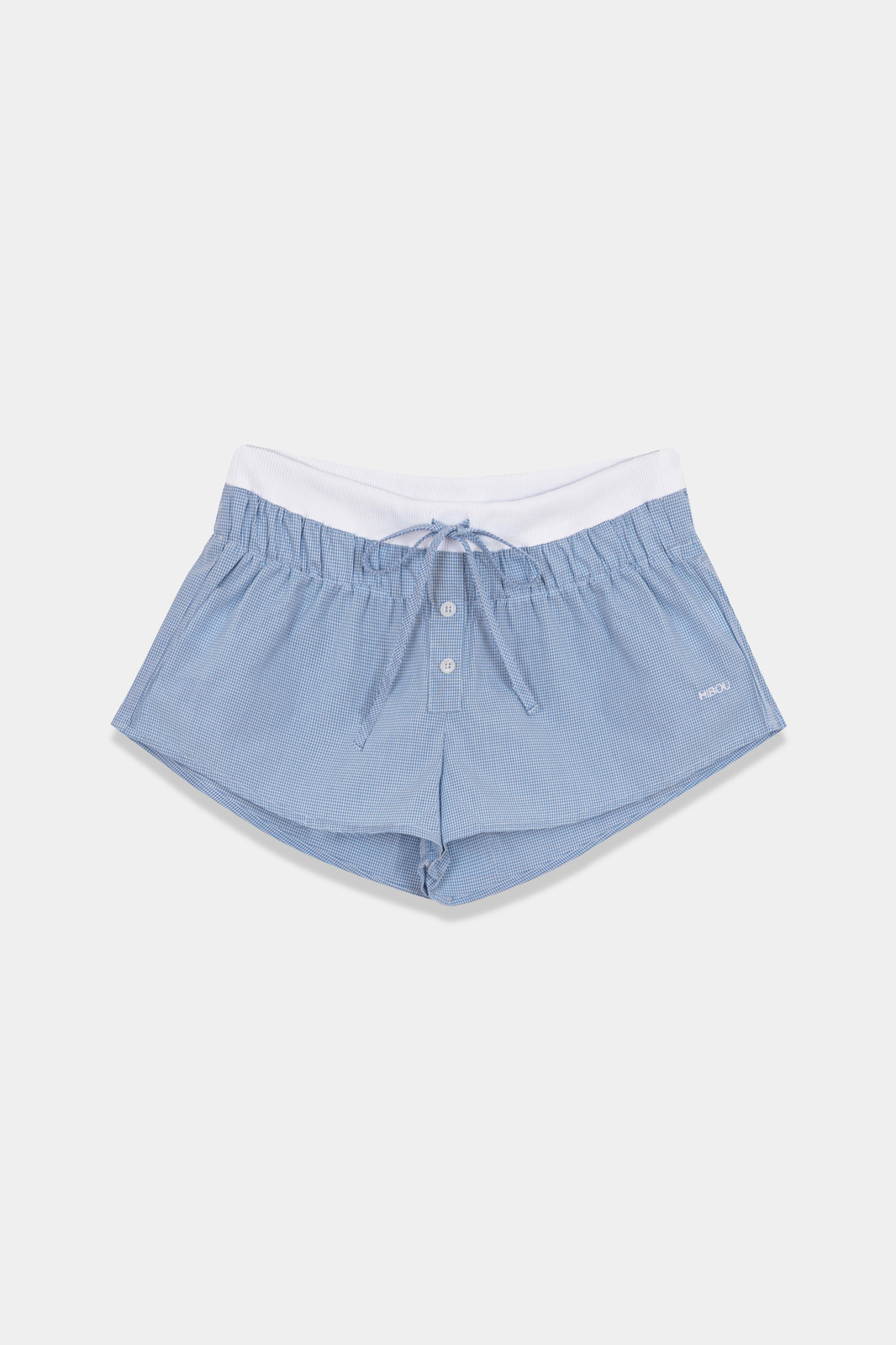 Blue Checkered Shorts "Cassie"