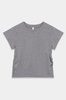 Ruched Waist T-shirt "Lia" Melange
