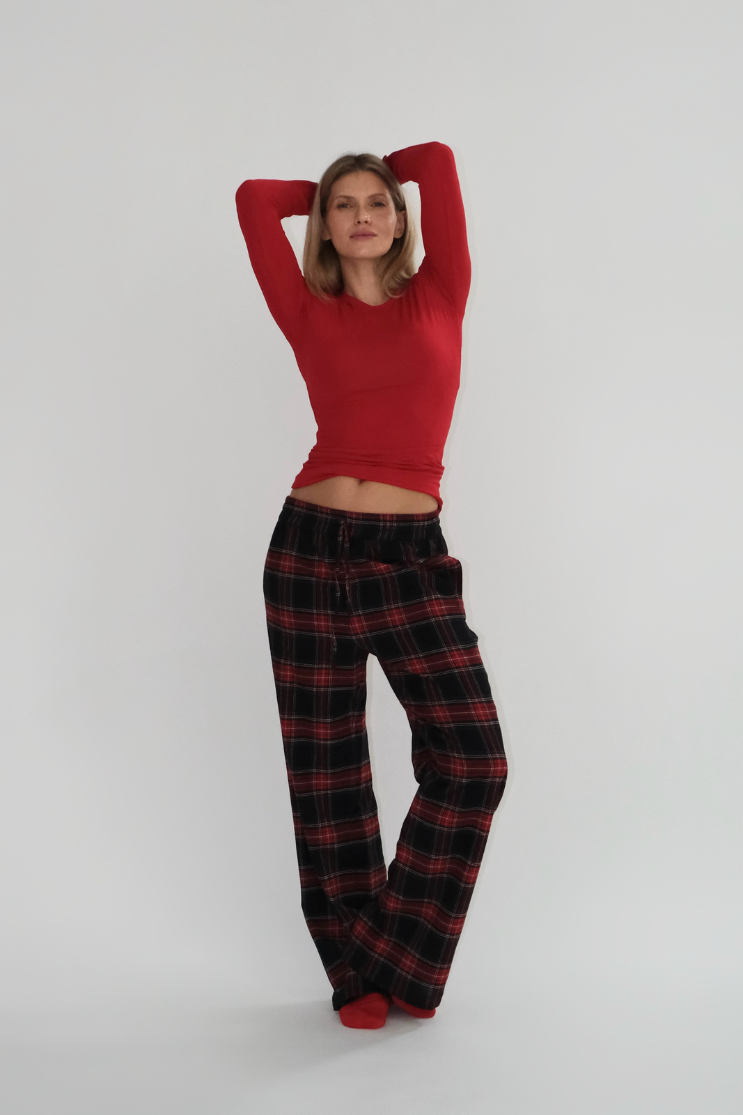 Red Longsleeve "Ivy"