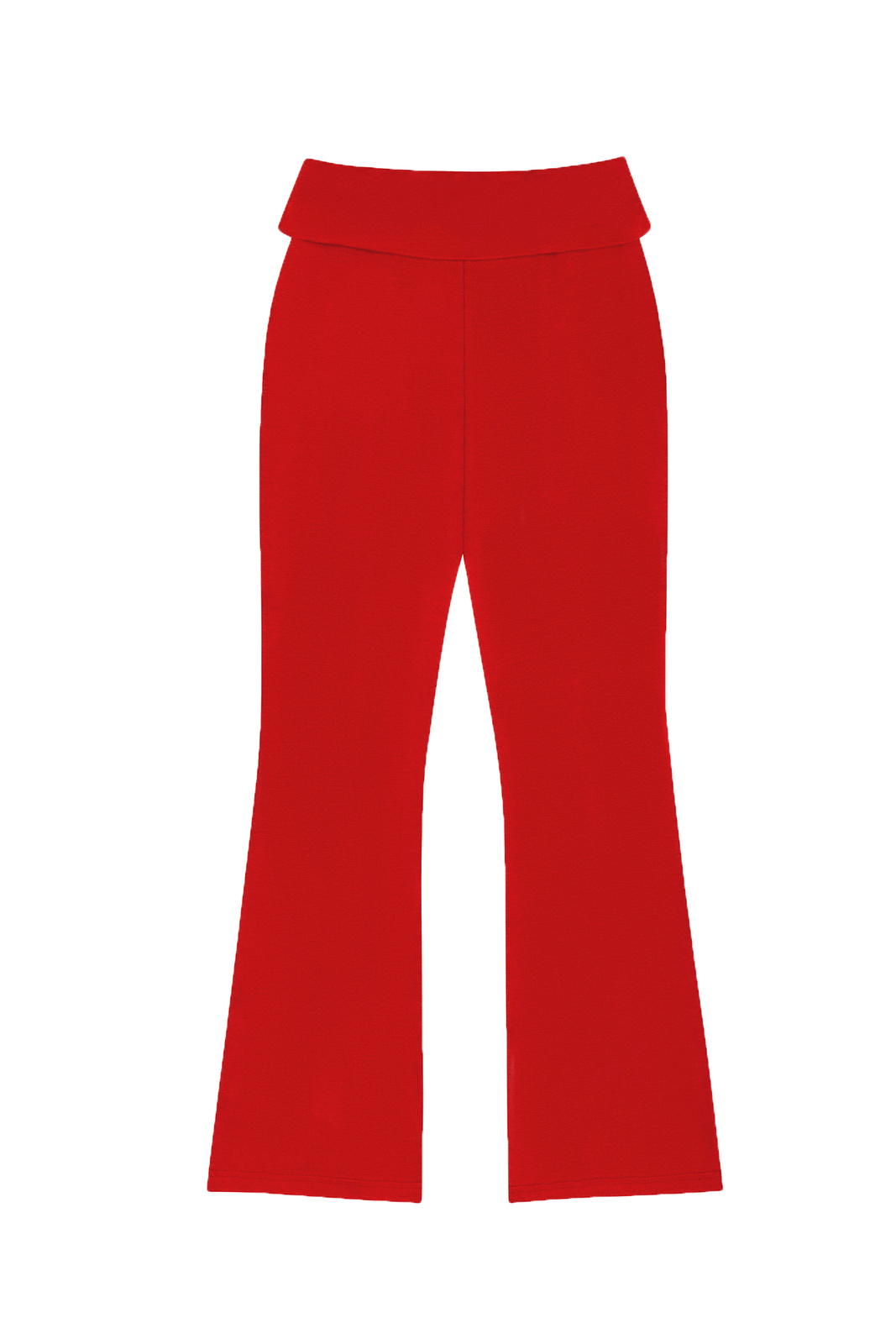 Fold Over Leggins "Lia" Red