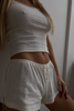 Off White Openwork Shorts "Rosie"