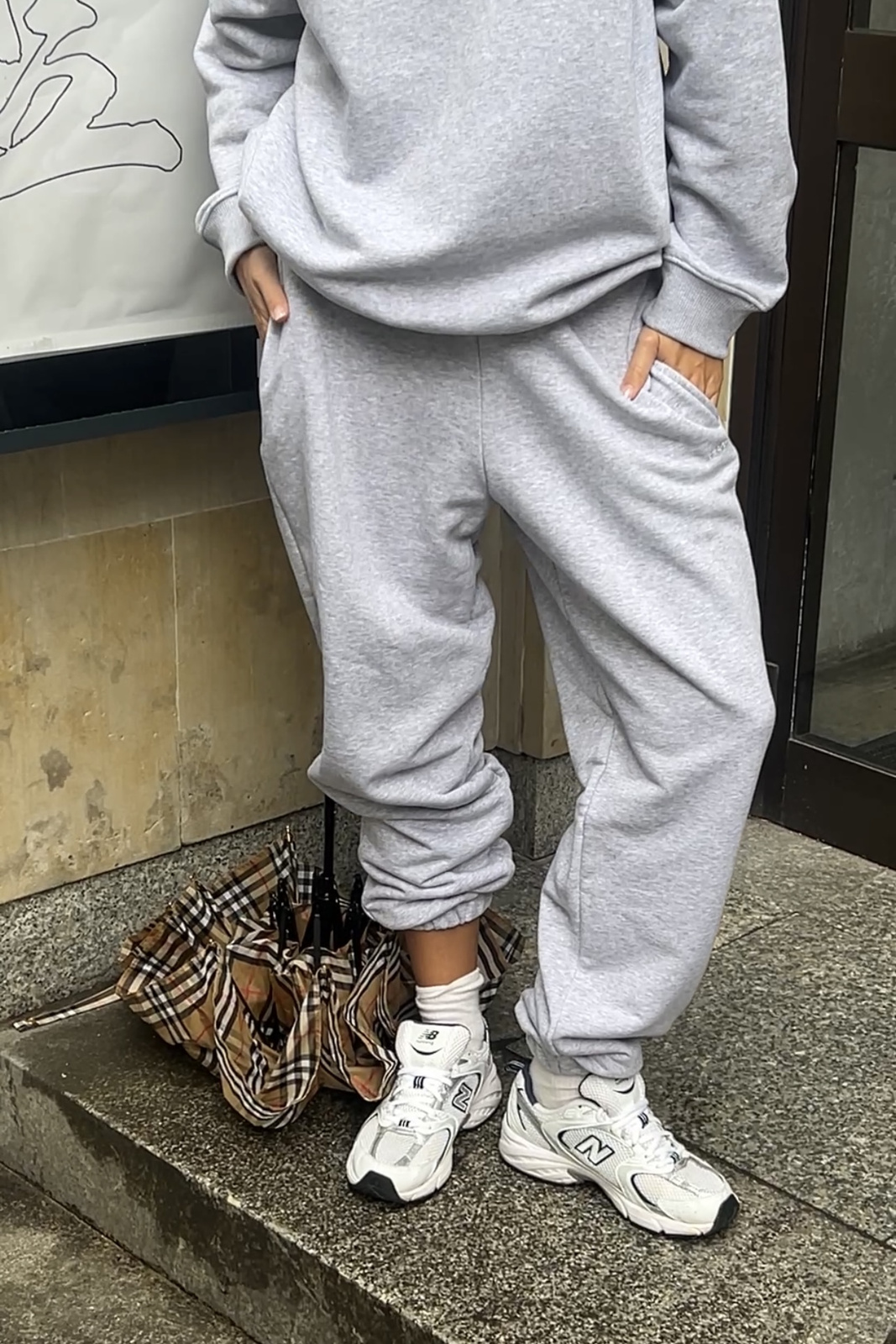 Unisex Sweatpants "Alex" in Grey Melange