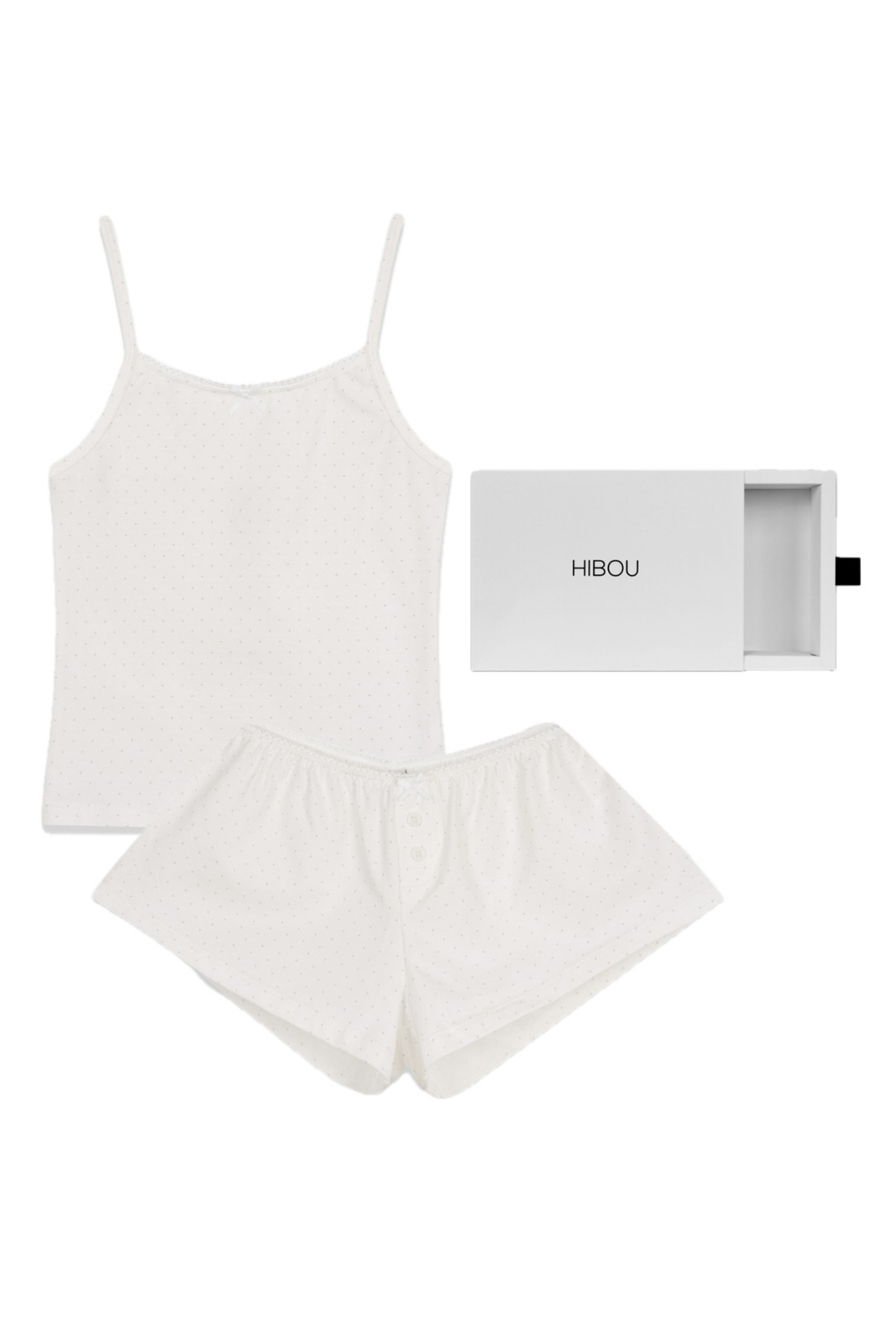 Grey Dotted Gift Set "Rosie"