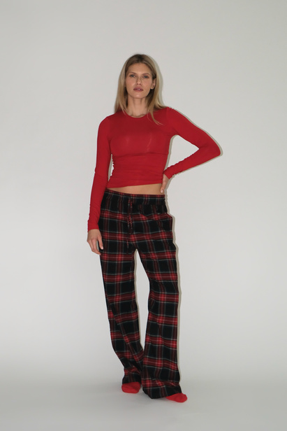 Red Longsleeve "Ivy"