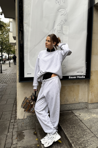 Unisex Sweatpants "Alex" in Grey Melange
