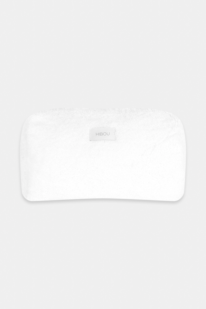 Large Terrycloth Toiletry Bag in White