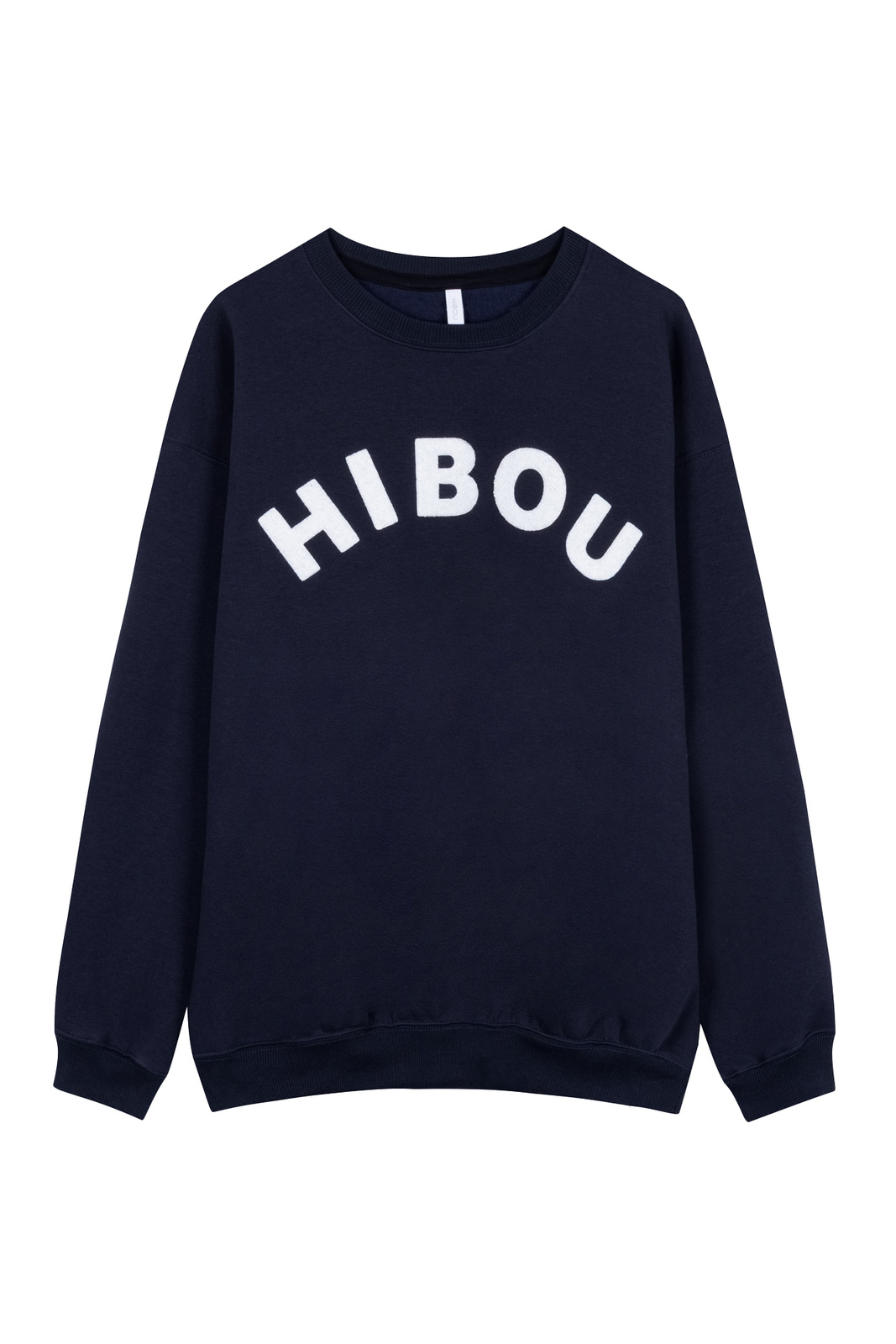 Navy Oversized Sweatshirt “Hailey” with White Logo